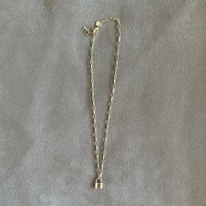 Gorjana Kara Padlock Charm Necklace